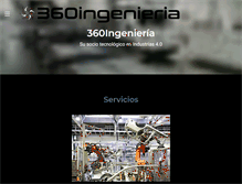 Tablet Screenshot of 360ingenieria.com
